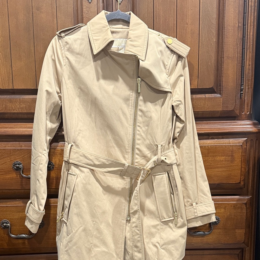 Michael Kors Classic Tan Trench Coat